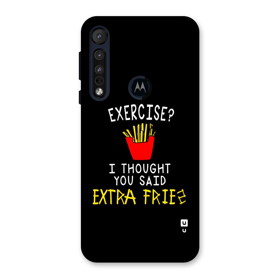 Extra Fries Back Case for Motorola One Macro