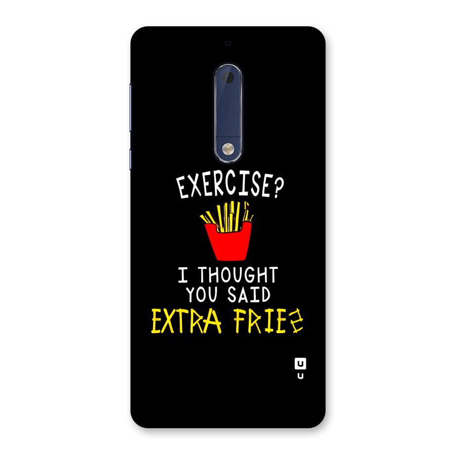 Extra Fries Back Case for Nokia 5