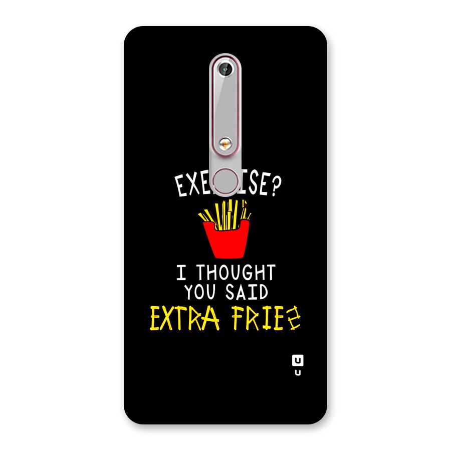 Extra Fries Back Case for Nokia 6.1