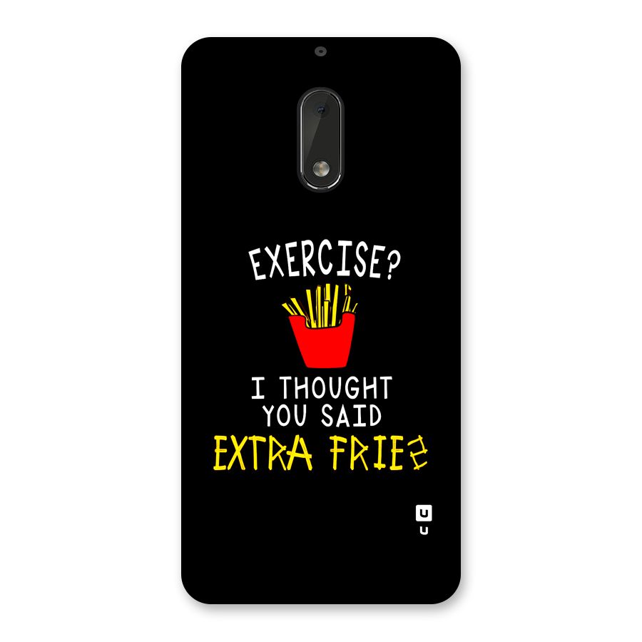 Extra Fries Back Case for Nokia 6