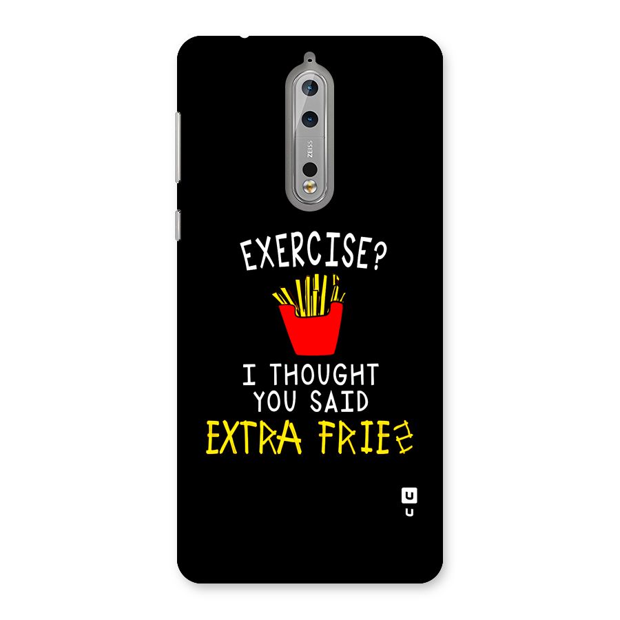 Extra Fries Back Case for Nokia 8