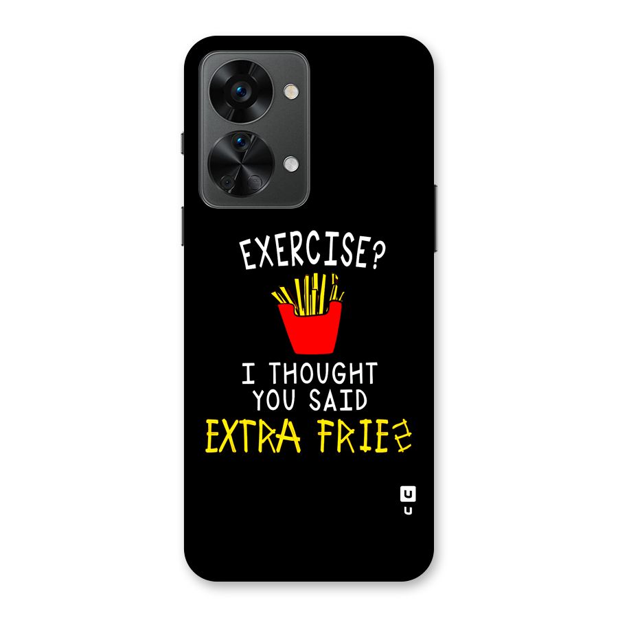Extra Fries Back Case for OnePlus Nord 2T