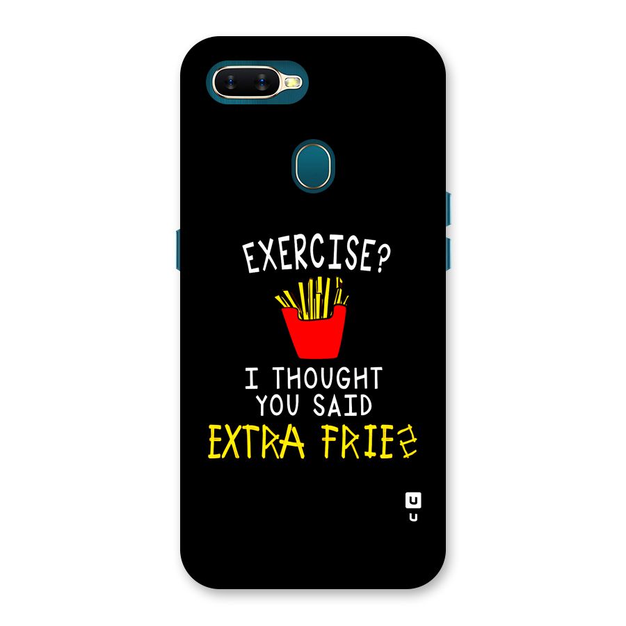 Extra Fries Back Case for Oppo A12s
