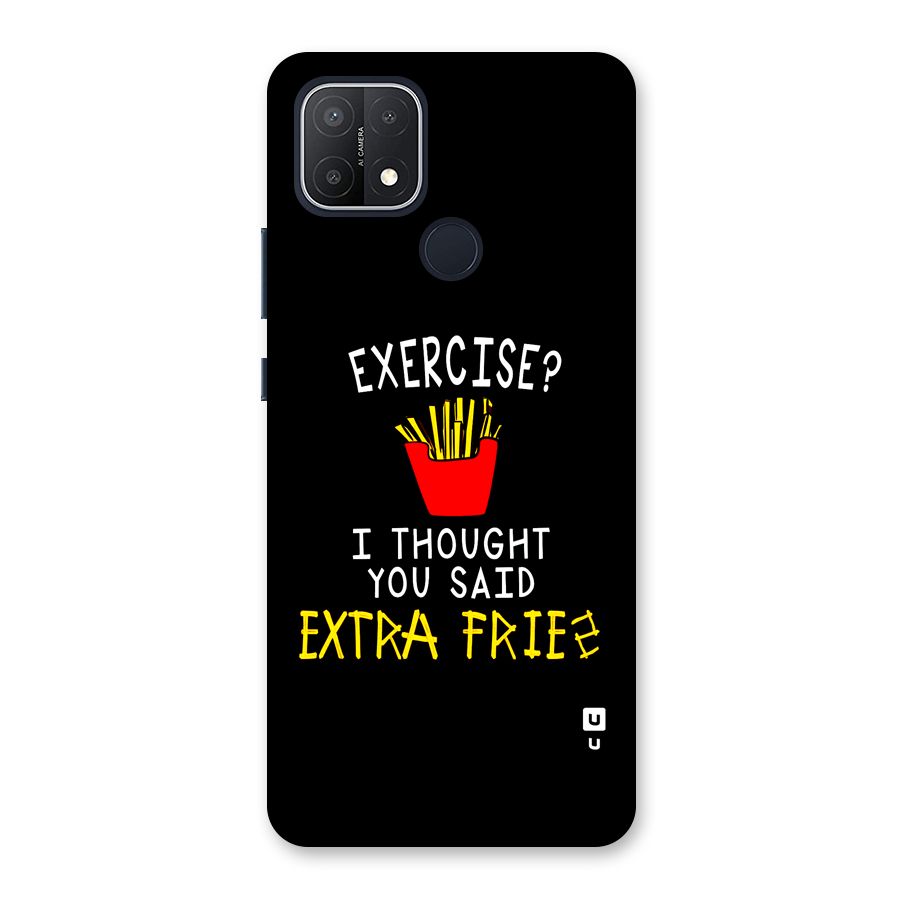 Extra Fries Back Case for Oppo A15