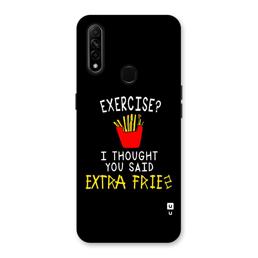 Extra Fries Back Case for Oppo A31