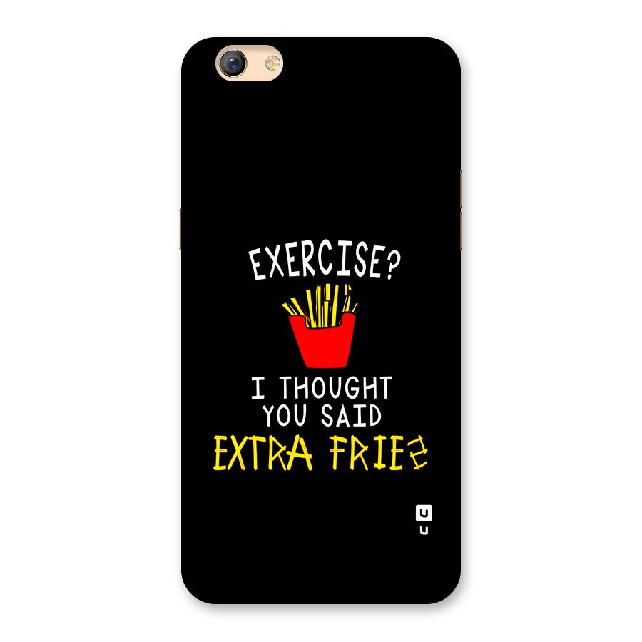 Extra Fries Back Case for Oppo F3 Plus