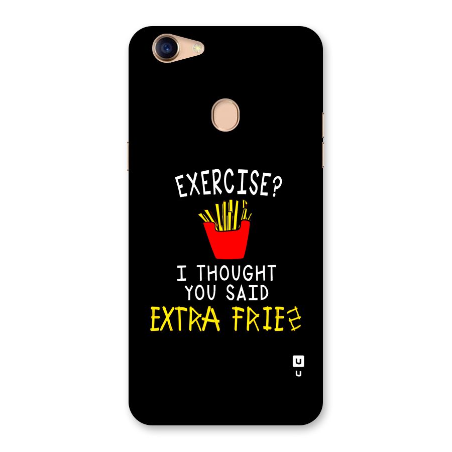 Extra Fries Back Case for Oppo F5 Youth