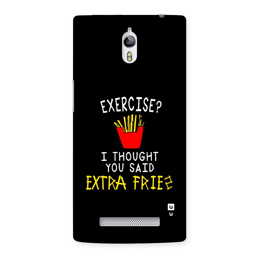 Extra Fries Back Case for Oppo Find 7