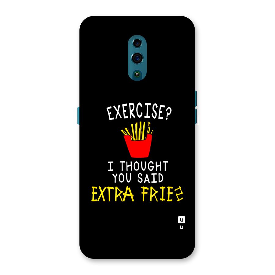 Extra Fries Back Case for Oppo Reno