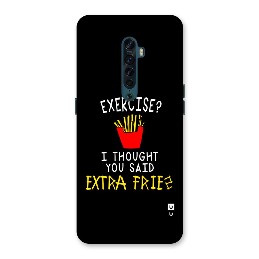 Extra Fries Back Case for Oppo Reno2