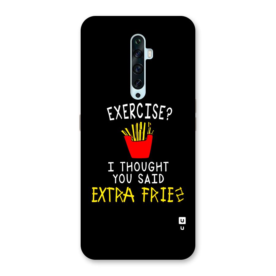 Extra Fries Back Case for Oppo Reno2 Z