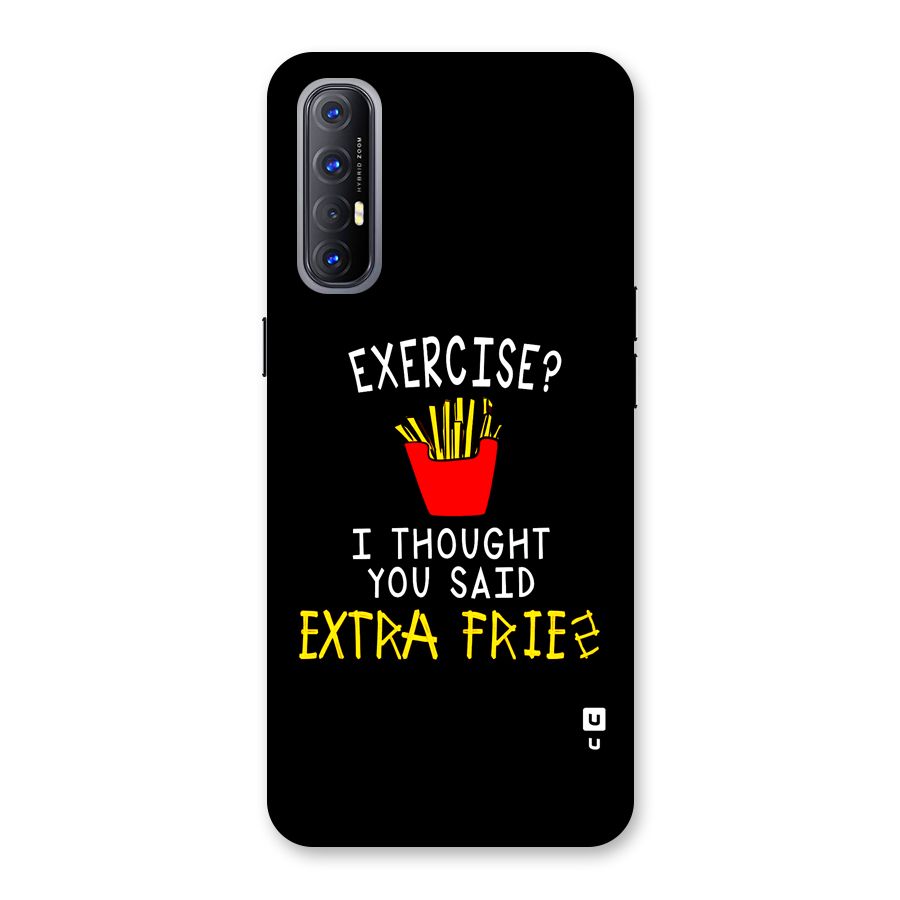 Extra Fries Back Case for Oppo Reno3 Pro