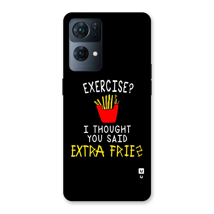 Extra Fries Back Case for Oppo Reno7 Pro 5G