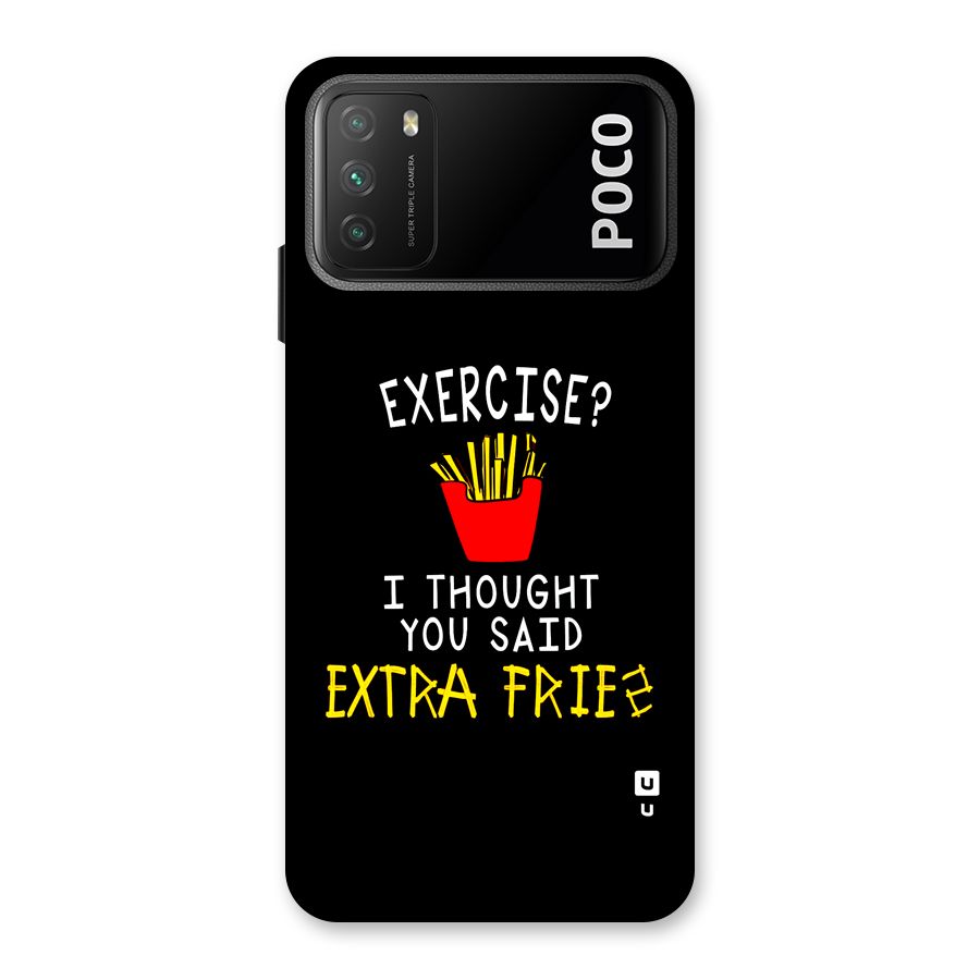 Extra Fries Back Case for Poco M3