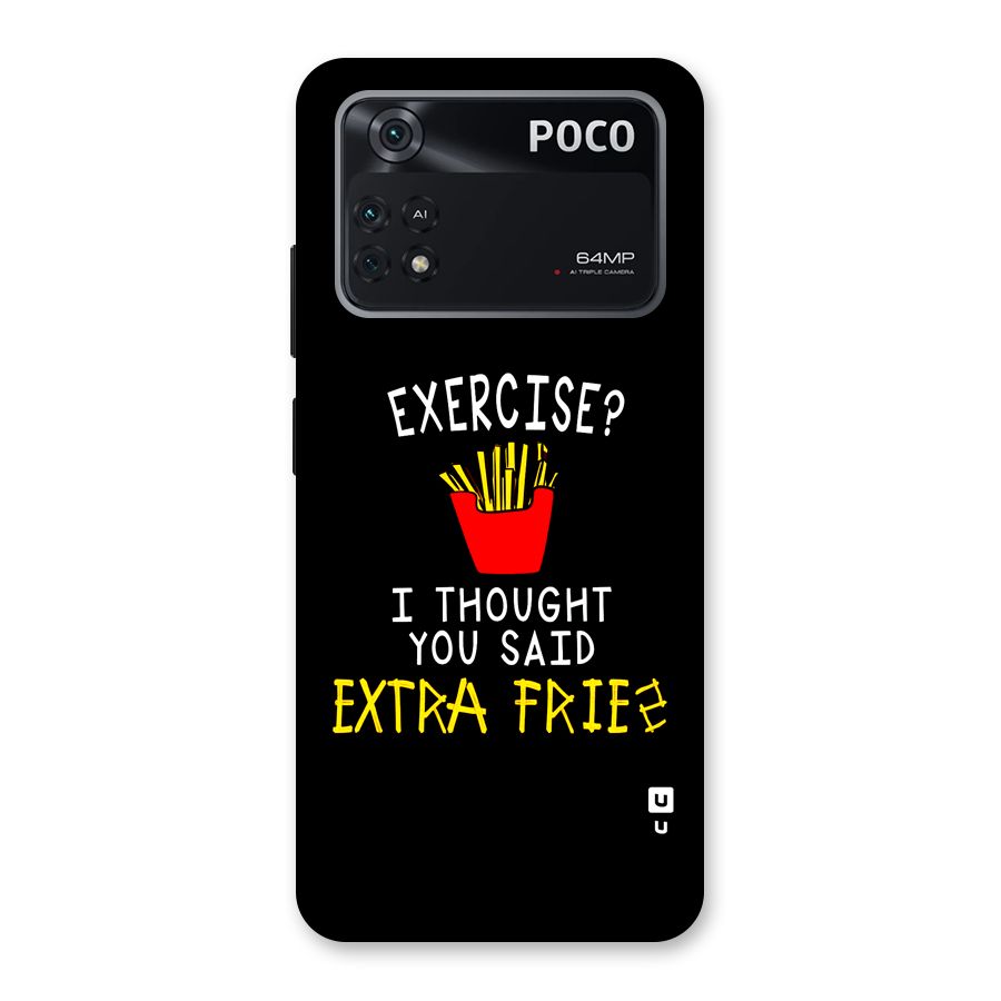 Extra Fries Back Case for Poco M4 Pro 4G