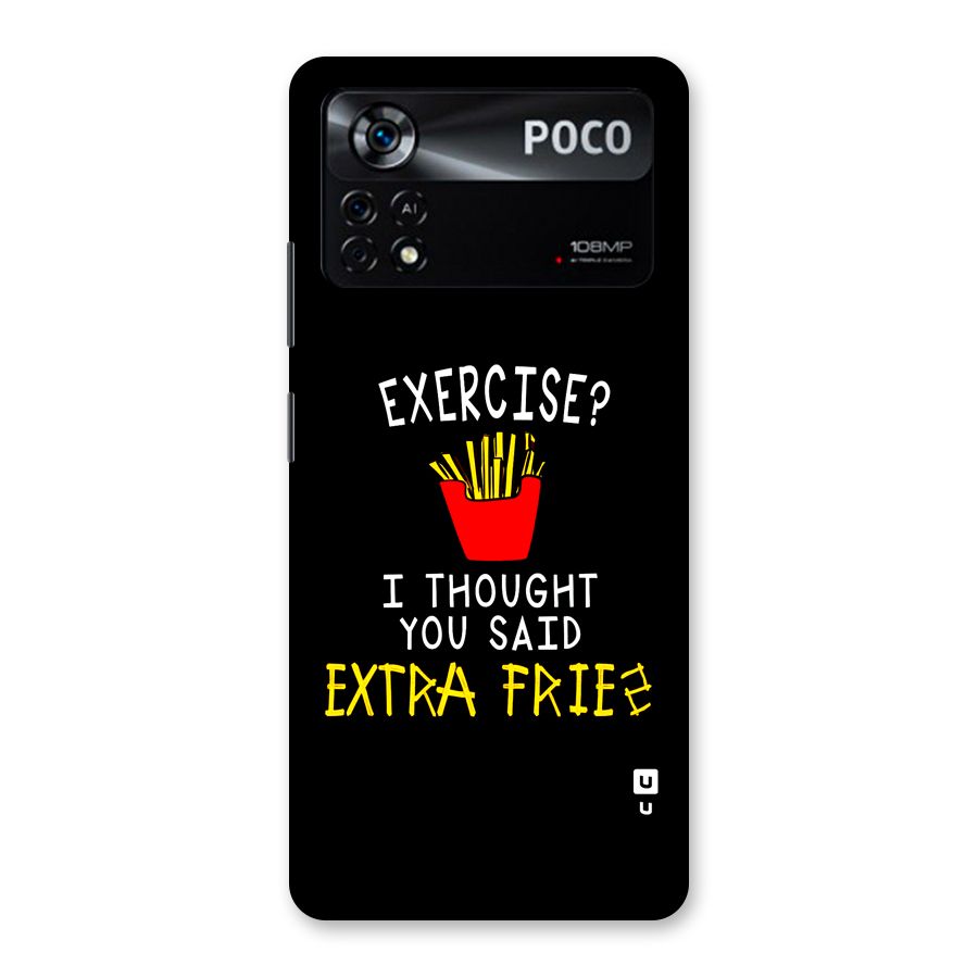 Extra Fries Back Case for Poco X4 Pro 5G