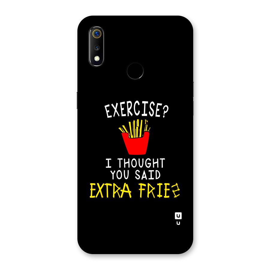 Extra Fries Back Case for Realme 3