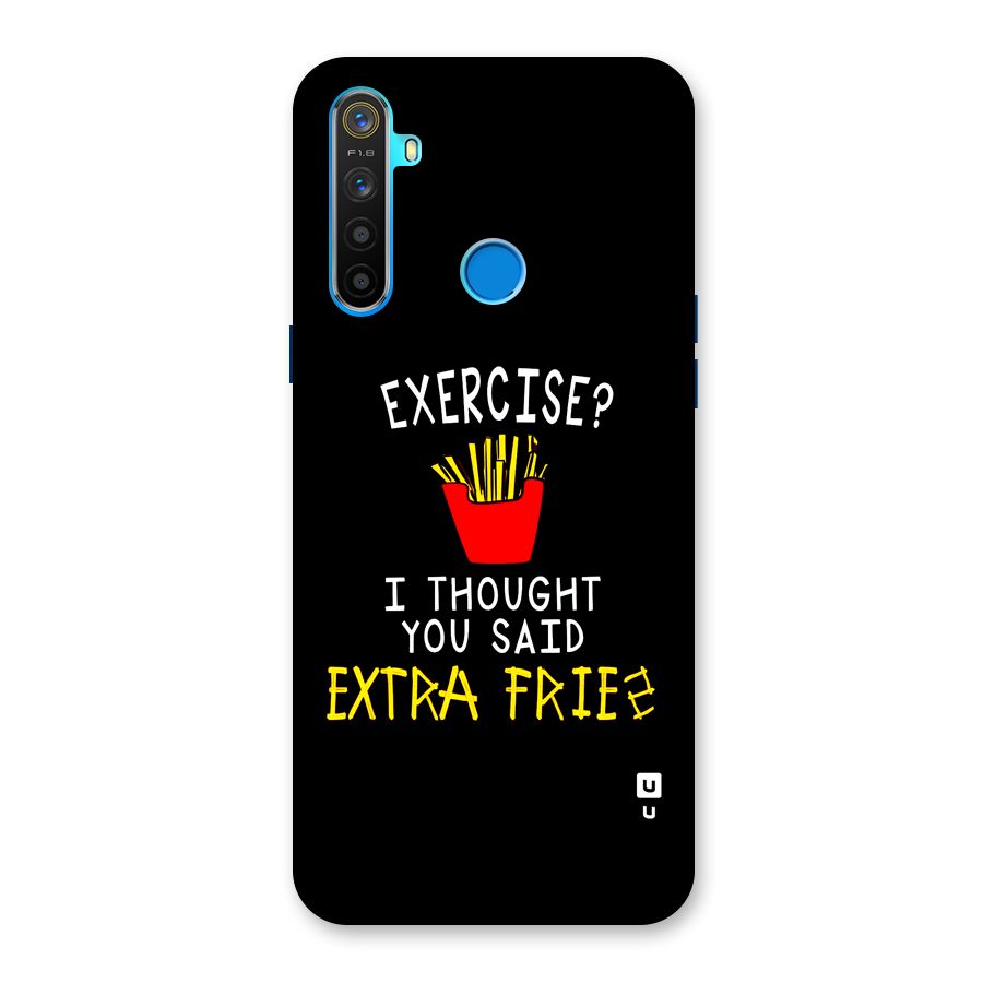 Extra Fries Back Case for Realme 5