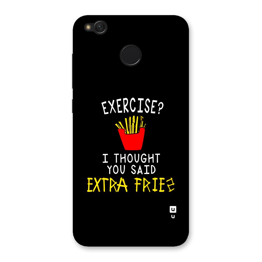Extra Fries Back Case for Redmi 4