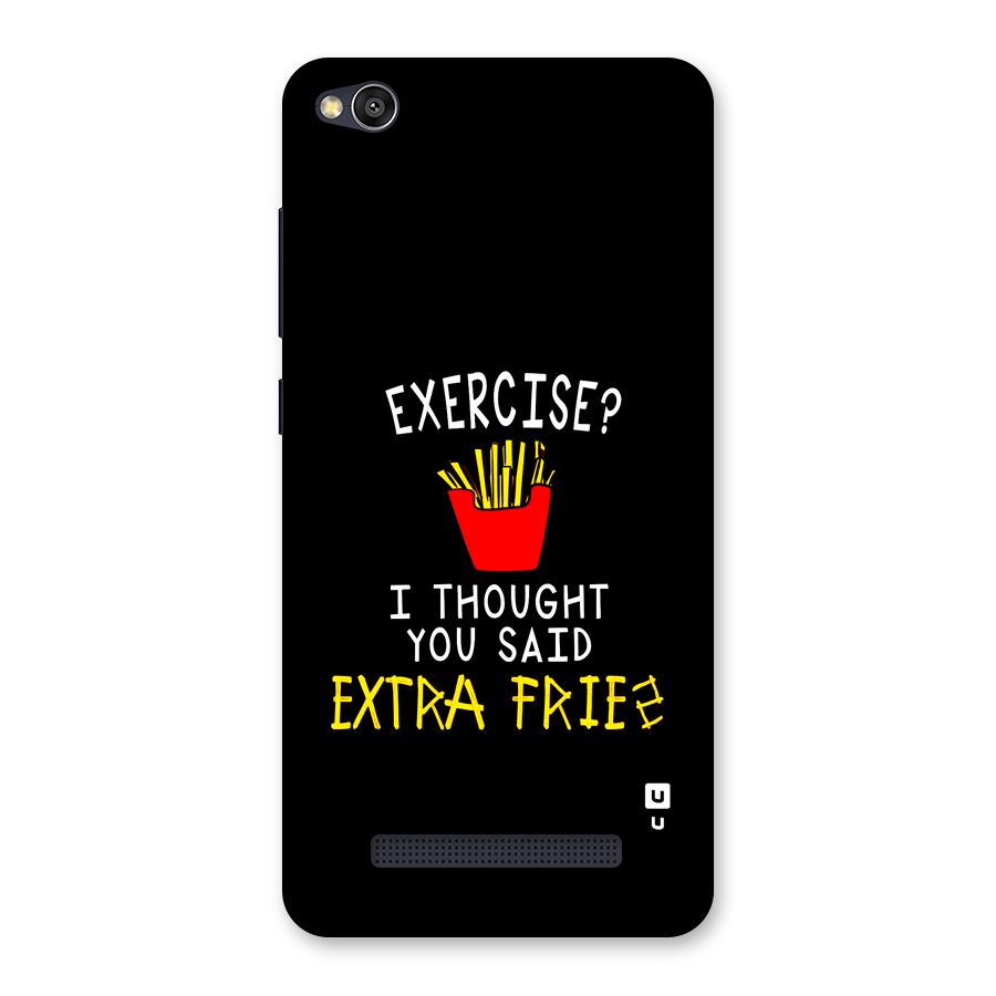 Extra Fries Back Case for Redmi 4A