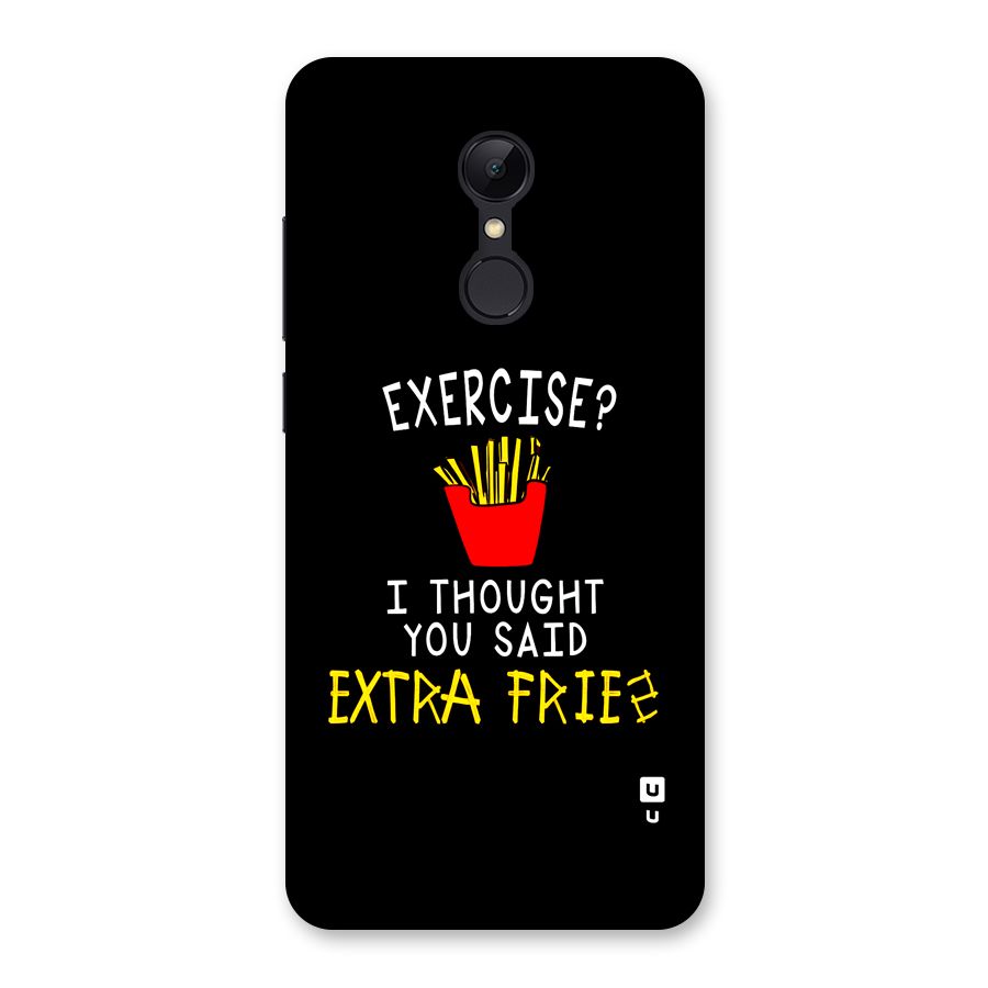 Extra Fries Back Case for Redmi 5