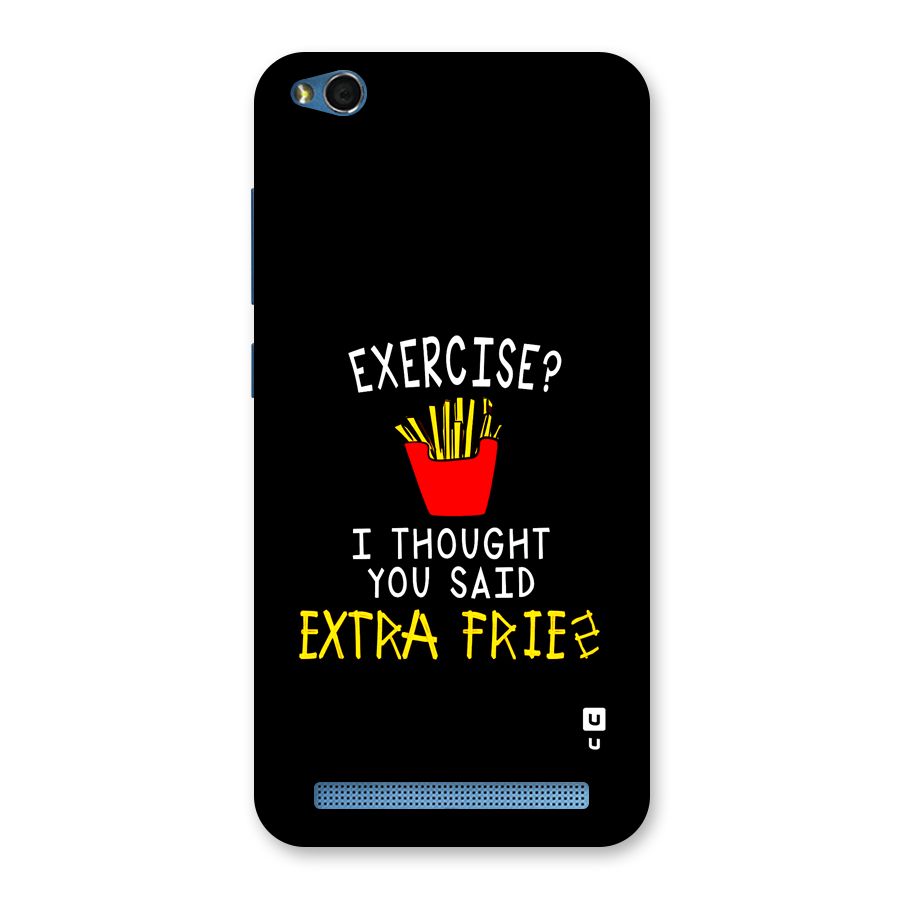 Extra Fries Back Case for Redmi 5A