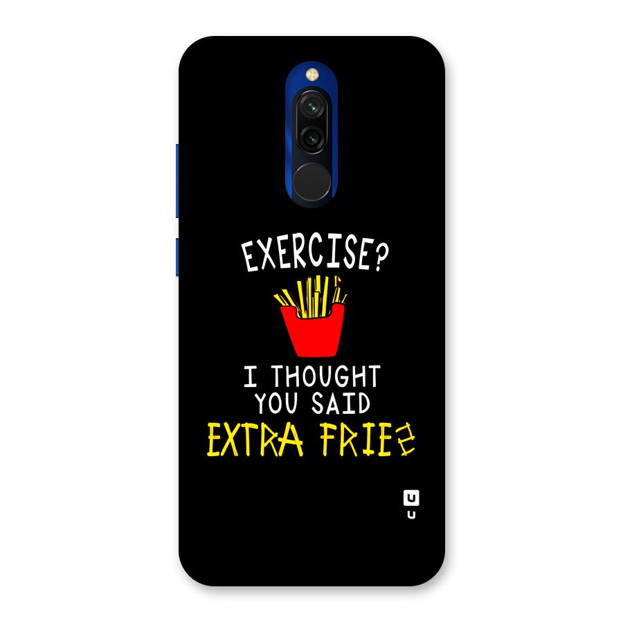 Extra Fries Back Case for Redmi 8