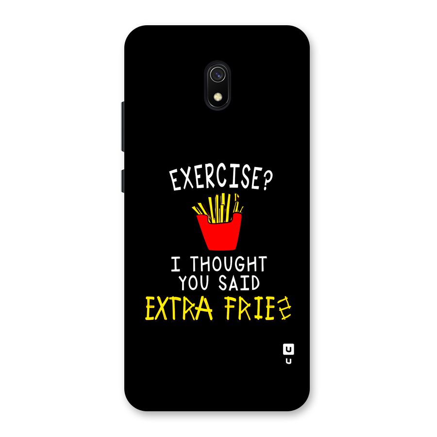 Extra Fries Back Case for Redmi 8A