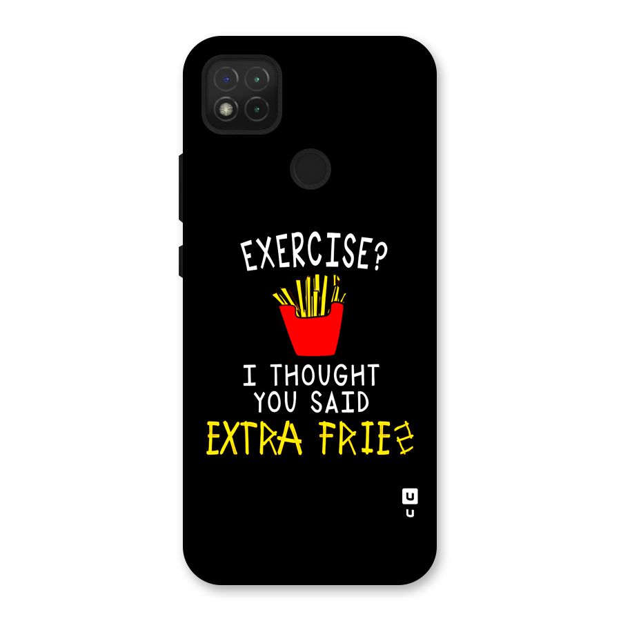 Extra Fries Back Case for Redmi 9