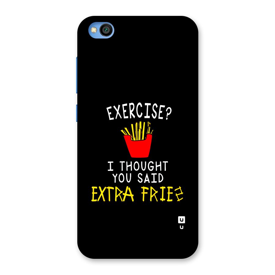 Extra Fries Back Case for Redmi Go