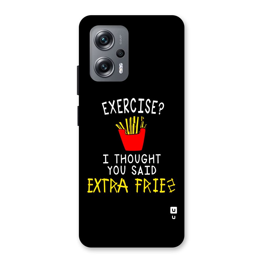 Extra Fries Back Case for Redmi K50i