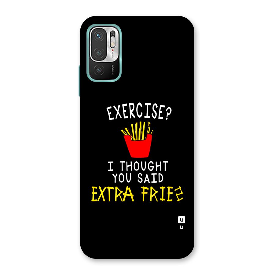 Extra Fries Back Case for Redmi Note 10T 5G
