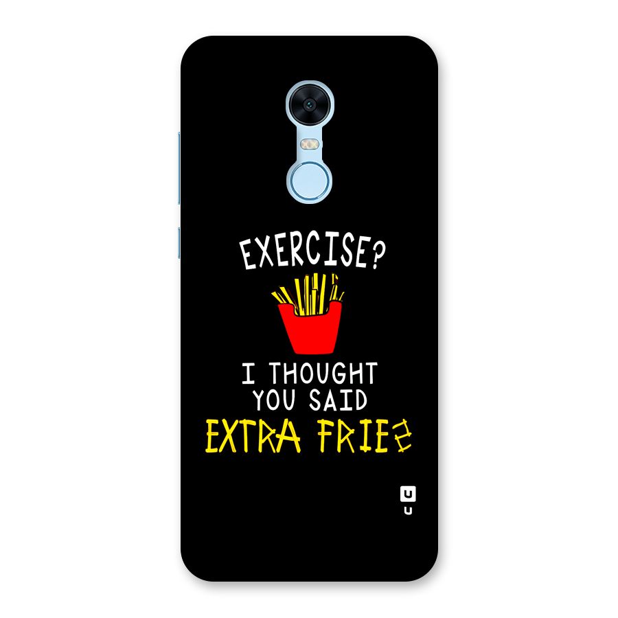 Extra Fries Back Case for Redmi Note 5