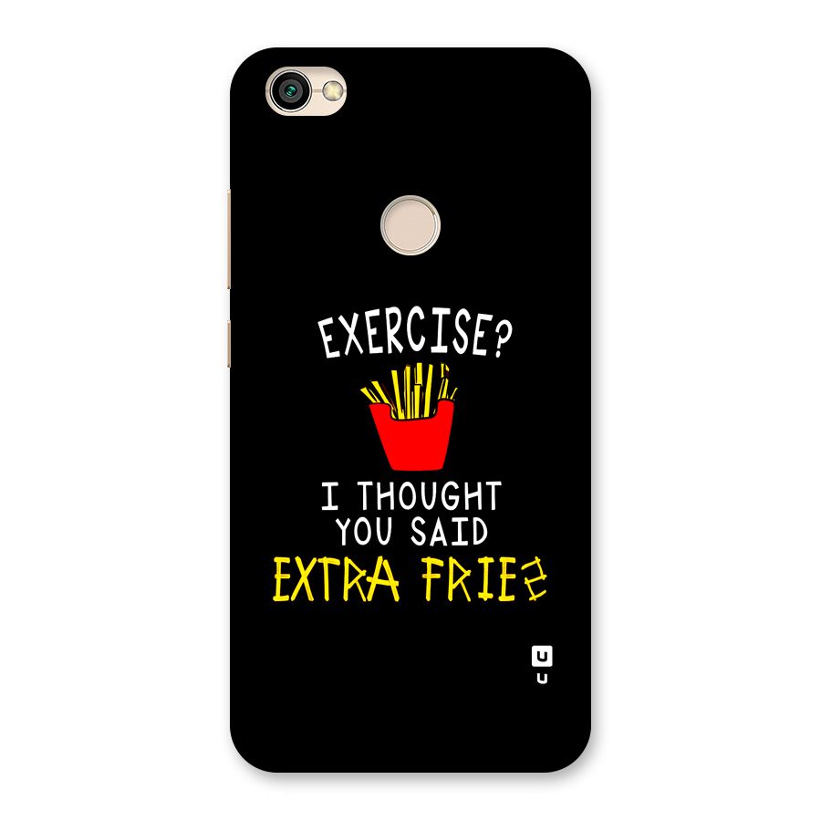 Extra Fries Back Case for Redmi Y1 2017