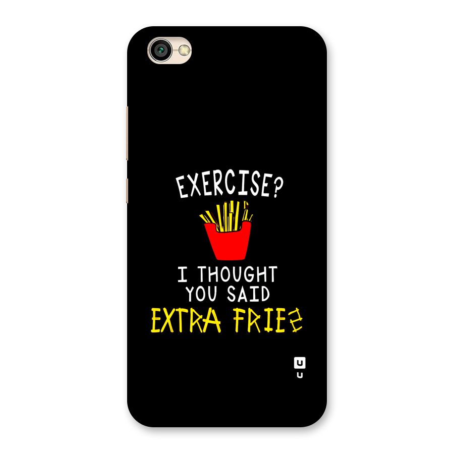 Extra Fries Back Case for Redmi Y1 Lite