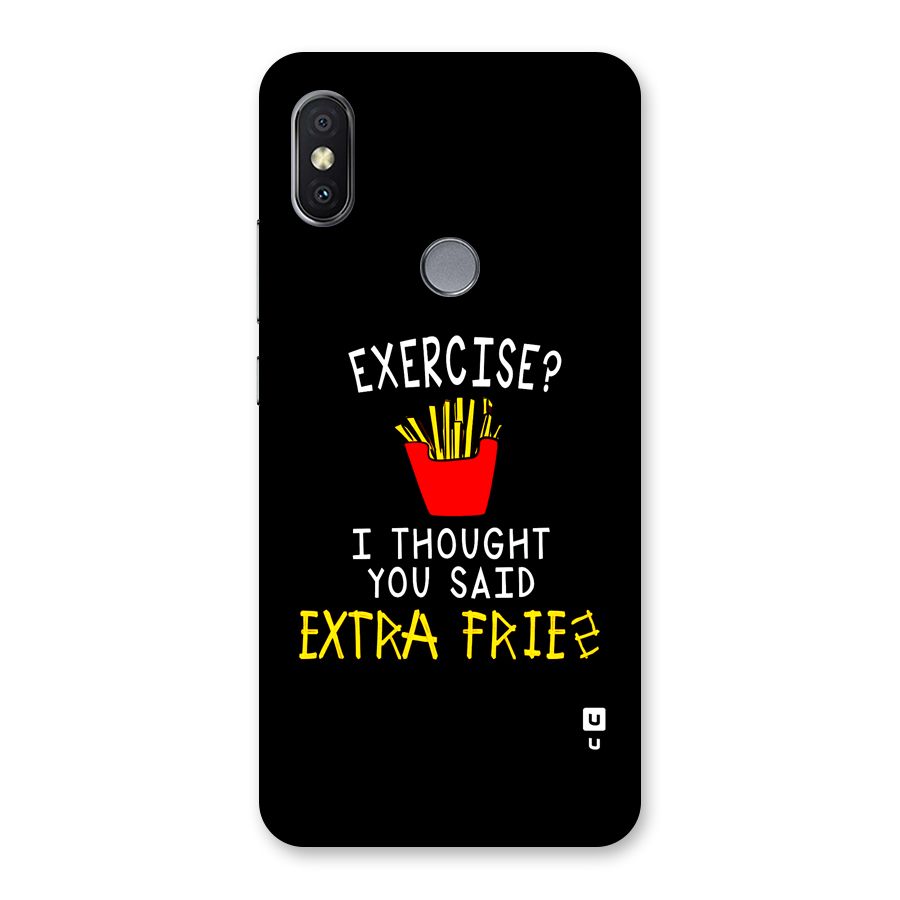 Extra Fries Back Case for Redmi Y2