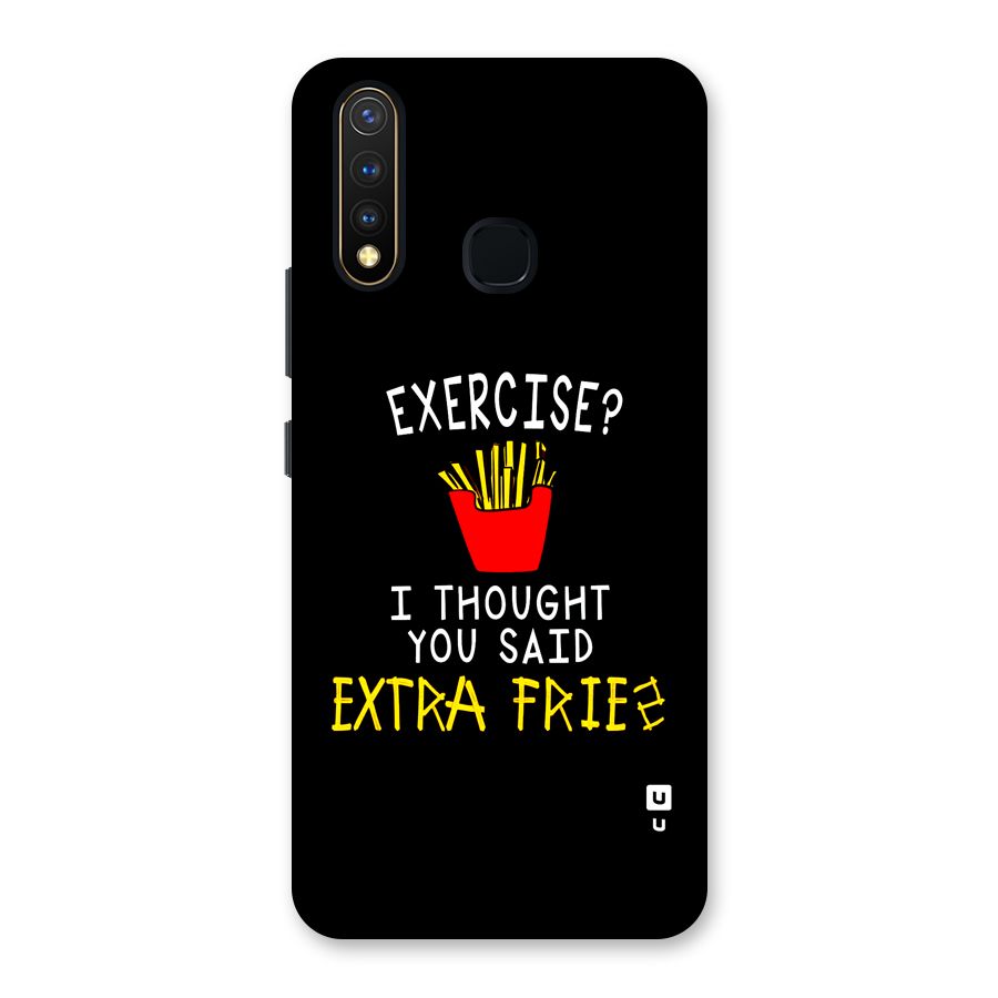 Extra Fries Back Case for Vivo U20