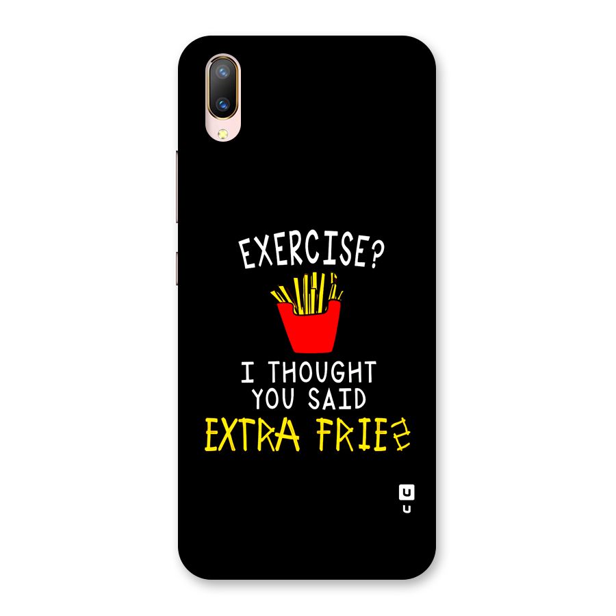 Extra Fries Back Case for Vivo V11 Pro