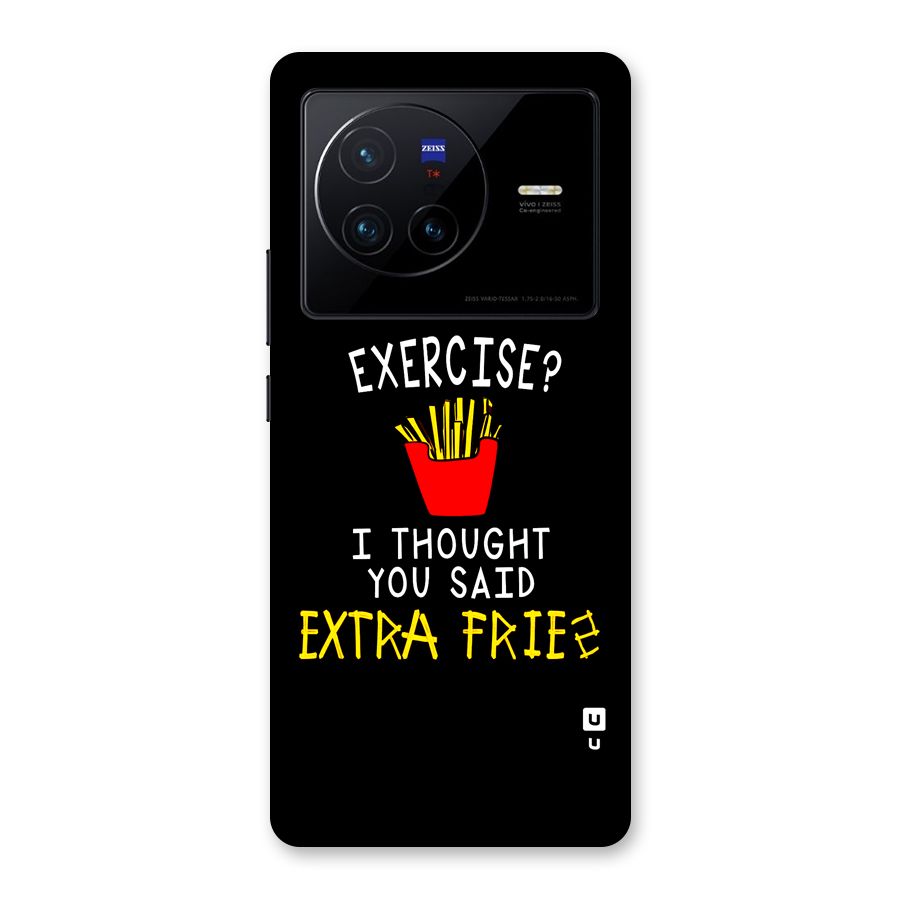 Extra Fries Back Case for Vivo X80