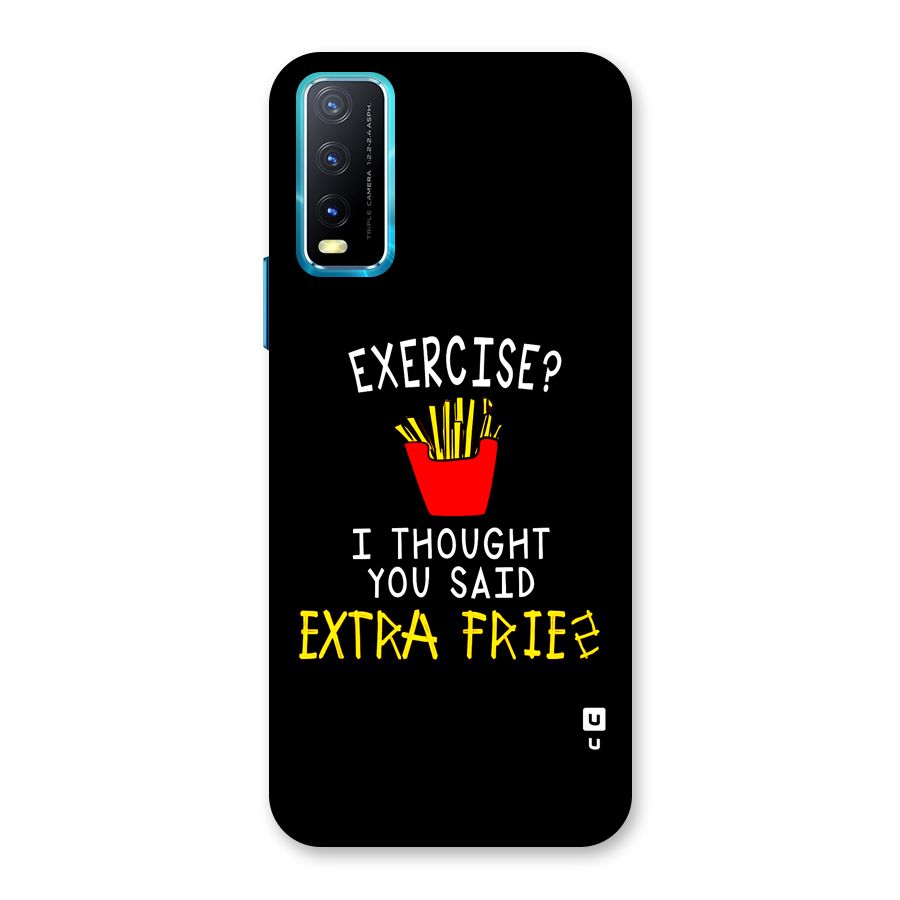 Extra Fries Back Case for Vivo Y20G