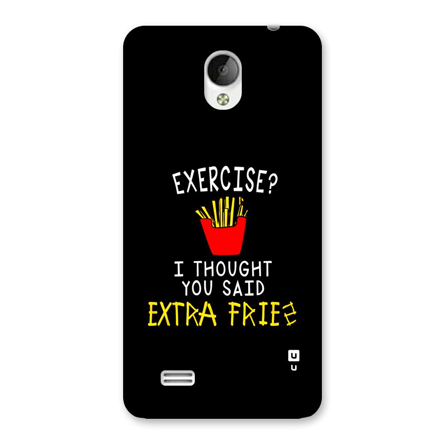Extra Fries Back Case for Vivo Y21