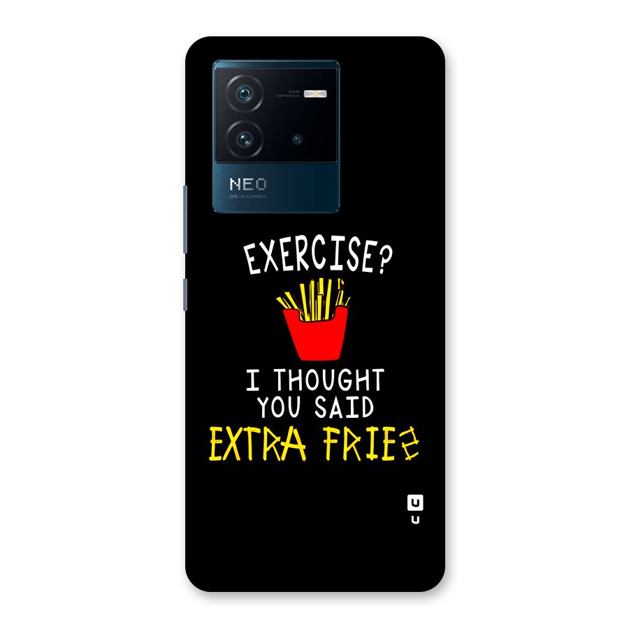 Extra Fries Back Case for Vivo iQOO Neo 6 5G