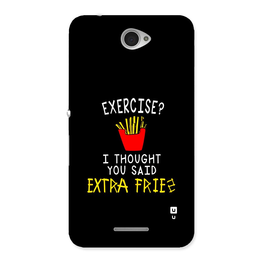 Extra Fries Back Case for Xperia E4