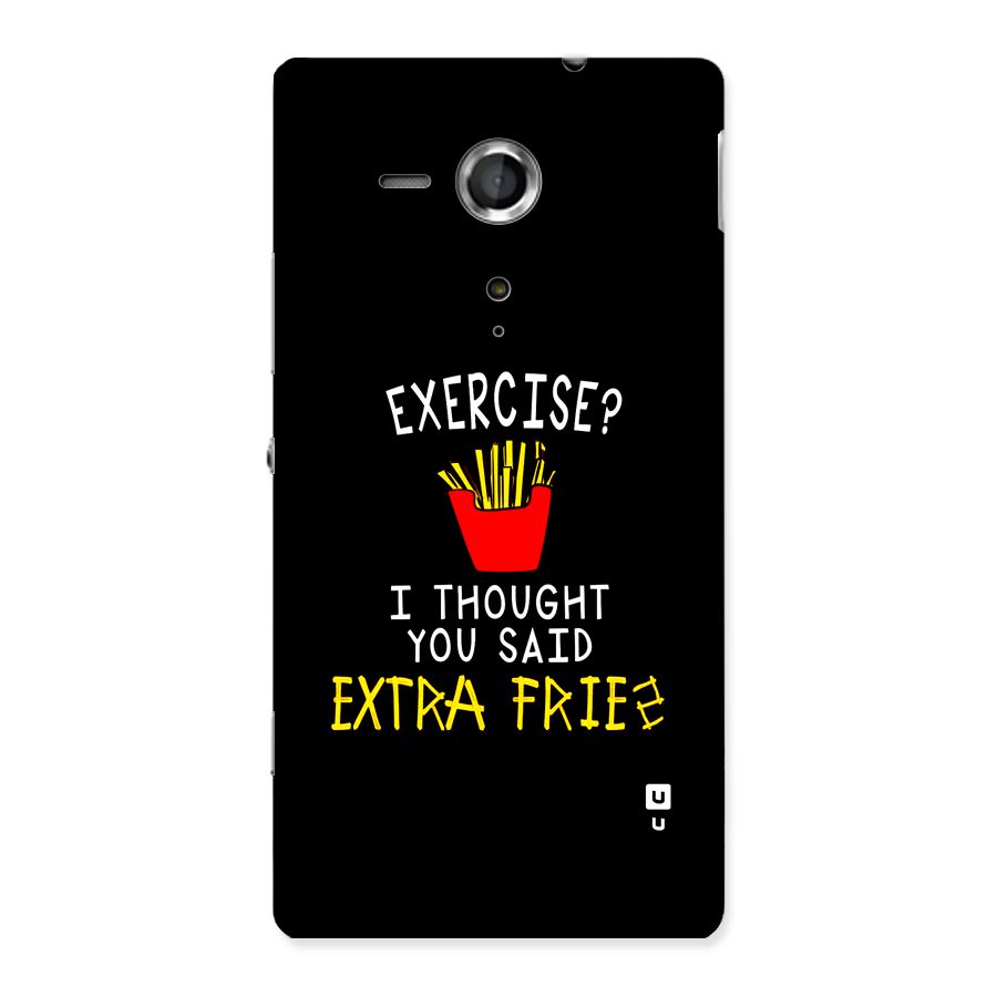 Extra Fries Back Case for Xperia Sp