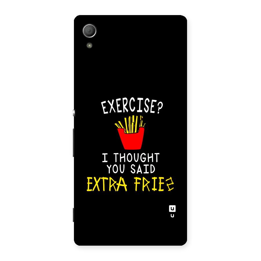 Extra Fries Back Case for Xperia Z4