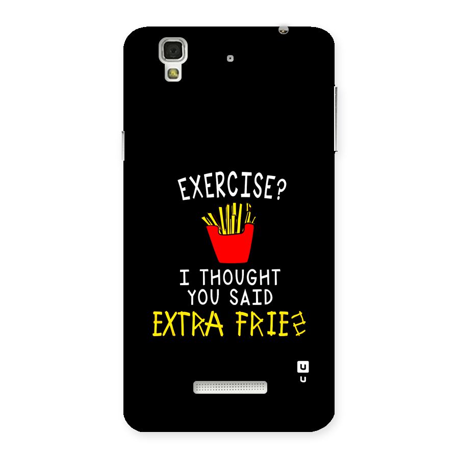 Extra Fries Back Case for Yureka