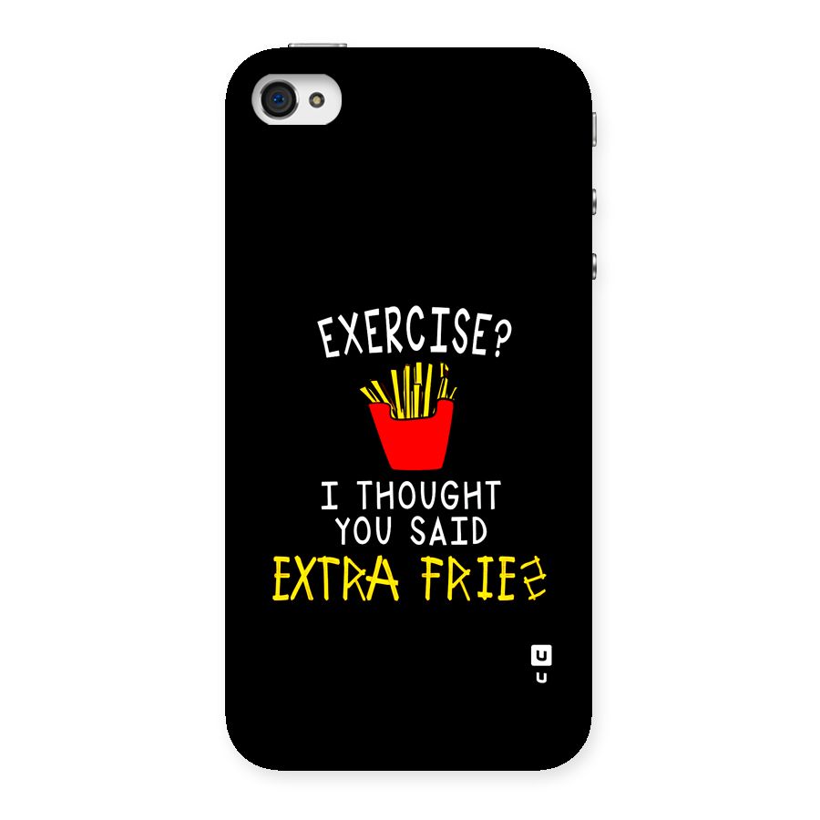Extra Fries Back Case for iPhone 4 4s