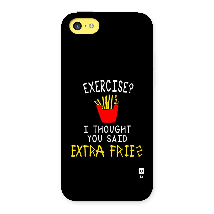 Extra Fries Back Case for iPhone 5C