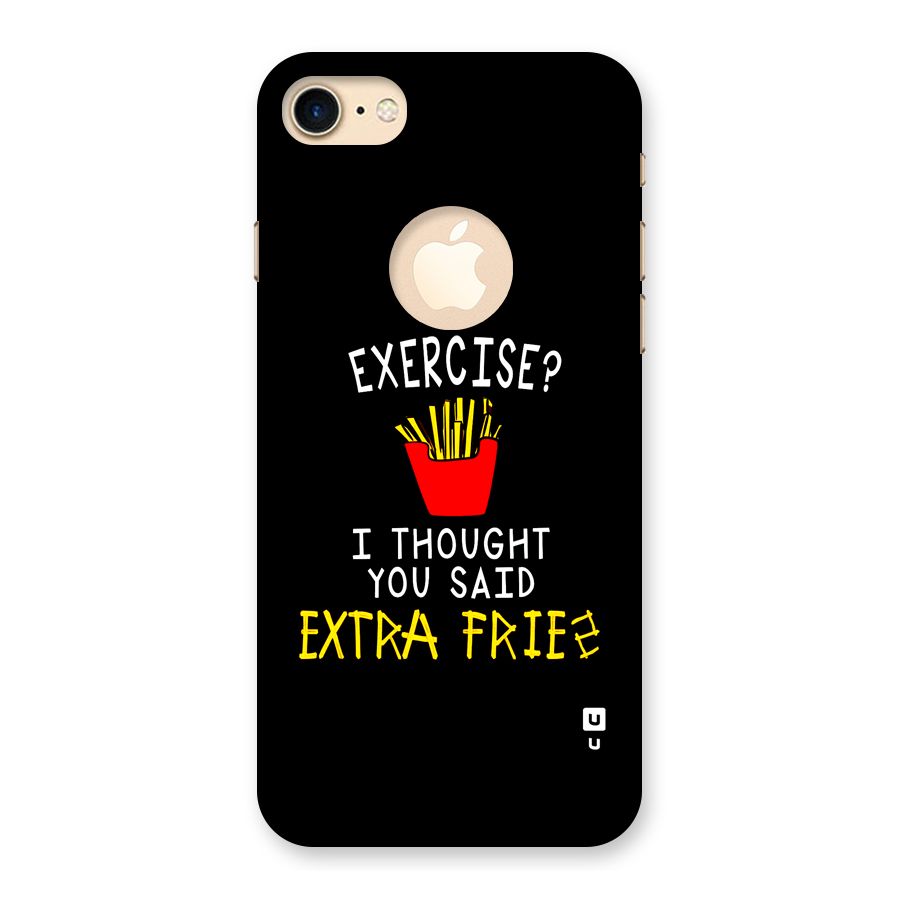 Extra Fries Back Case for iPhone 7 Logo Cut