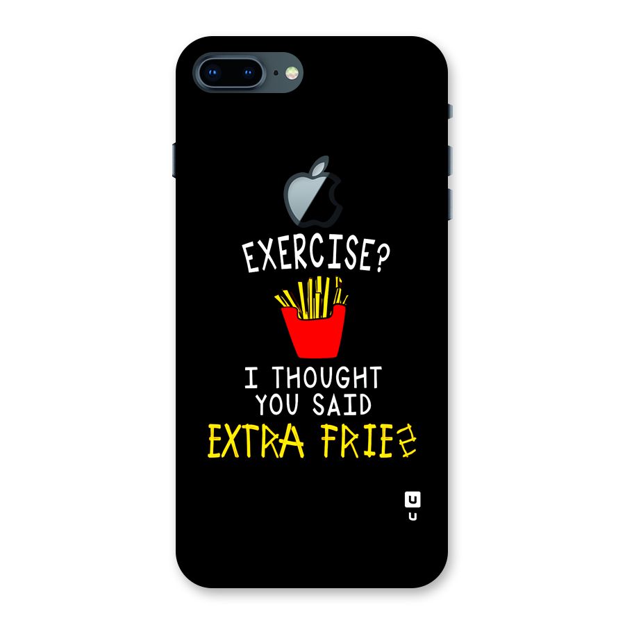 Extra Fries Back Case for iPhone 7 Plus Apple Cut